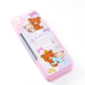Rilakkuma Go Go School Pen Cases Pink