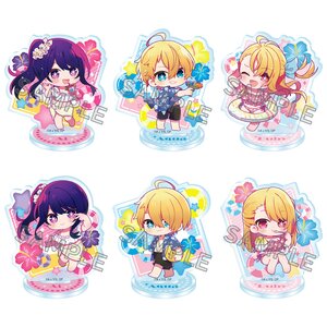 Oshi no Ko Tradable Mini-Character Acrylic Stand Figures Kirakira ☆ Summer Ver. Complete Box Set