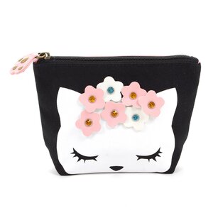 Ohana Kazari Pooh-chan Pouch Black