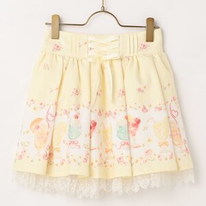 LIZ LISA Tropical Juice Sukapan Skirt  Yellow
