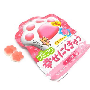 Shiawase Nikukyu Peach Gummies Set of 4