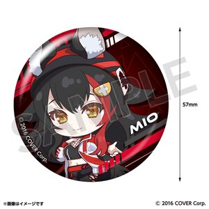 hololive GAMERS fes. Cho-Cho-Cho-Cho GAMERS Chibi Chara Button Badge Ookami Mio