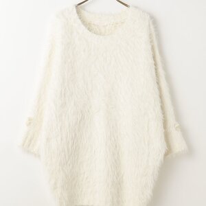 LIZ LISA Cozy Knit Dress White