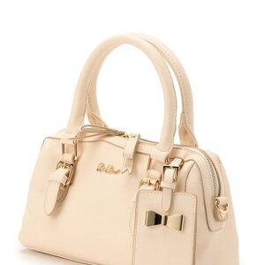 LIZ LISA Two-Way Boston Bag Ivory