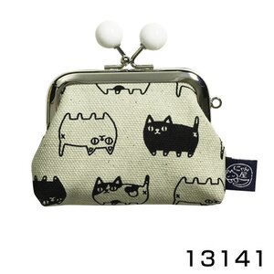 Cat Canvas 2.5 Change Purse Gray