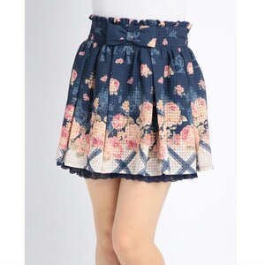 LIZ LISA Sleeping Beauty Sukapan Skirt Navy