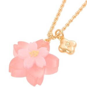 Q-pot. Sakura Yokan Necklace