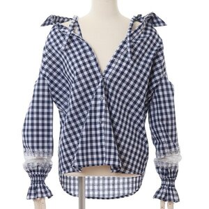 LIZ LISA 4-Way Shirt Navy