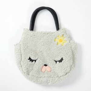 Mie-chan Mini Tote Bag Gray
