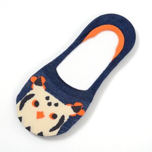 KOTORITACHI Owl Low-Cut Socks Navy Blue