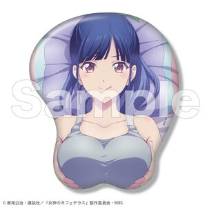 The Cafe Terrace and Its Goddesses Oppai Mouse Pad Ami Tsuruga