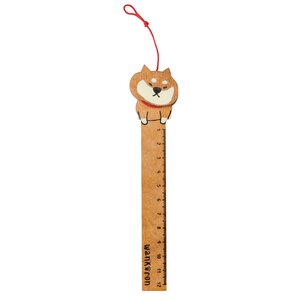 Wankoron Shiba Inu Metric Ruler Red