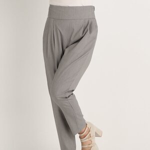 LIZ LISA High-waisted Tucked Pants Gray