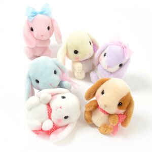 Pote Usa Loppy Feminine Plushies (Standard) Complete Set + Mini Plushie