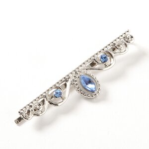 Tiara Motif Hair Pin Silver