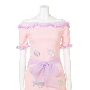Swankiss Dream Baby Story Short Dress Pink