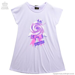 LISTEN FLAVOR x Gimme Geek!! Collaboration Vol. 1 Angel Candy Cross Neck Dress Lavender