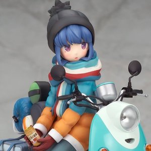 Laid-Back Camp Rin Shima w/ Scooter 1/10 Scale Figure