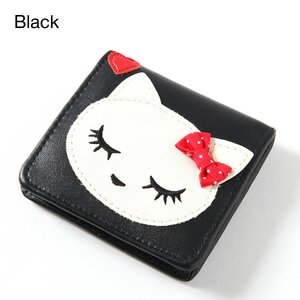 Osumashi Pooh-chan Coin Pouch Black