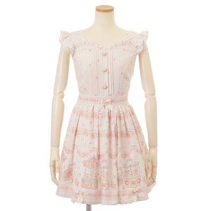 LIZ LISA Merry-Go-Round Music Box Jumper Skirt Pink