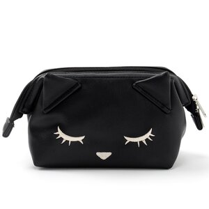 プーちゃんガバッとポーチ Black