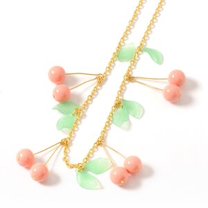 gargle Sweet Cherry Necklaces Pink