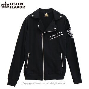 LISTEN FLAVOR Unicorn Heart Riders Blouse Black