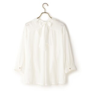 LIZ LISA Ribbon Skipper Blouse White