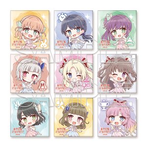 Love Live! Hasu no Sora Jogakuin School Idol Club Tradable Mini-Character Square Tin Badge Ver.AURORA FLOWER (1 Piece) [Pre-order]