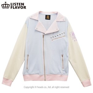 LISTEN FLAVOR Unicorn Heart Riders Blouse Soda Blue