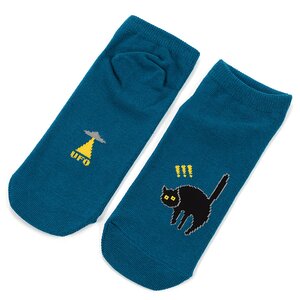 UFO Socks Black Cat