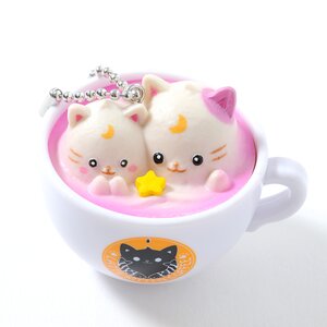 Latte Kitten Coffee New Flavor 2nd Cup (Ball Chain) Moon and Moonmama