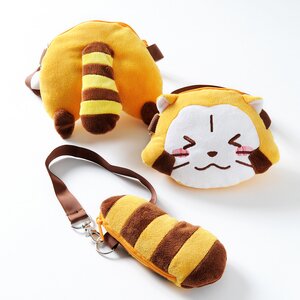 Rascal the Raccoon Plush Pouches Complete Set