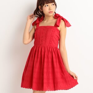 LIZ LISA Cambric Dress Red