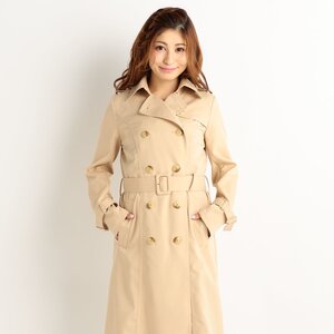 LIZ LISA Super Long Trench Coat Beige