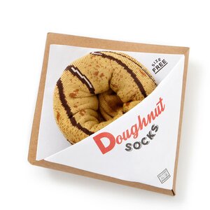 Doughnut Socks Chocolate Stripes