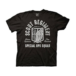 Attack on Titan Scout Regiment Special Ops Squad Adult T-Shirt L