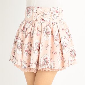 LIZ LISA 16th Anniversary Antique Rose Sukapan Skirt Pink
