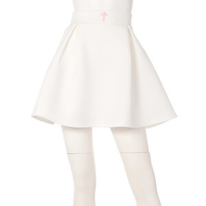 Swankiss A-Line Cross Skirt White