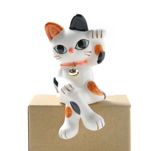 Lucky Cat Small Figurines Calico