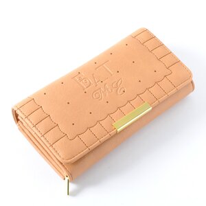 FLAPPER Biscuit Long Wallet Beige