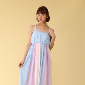 Honey Salon Vintage Ombre Maxi Dress Blue Mix