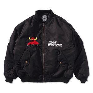 [PDS x Toy Machine] MA-1 Black Jacket M