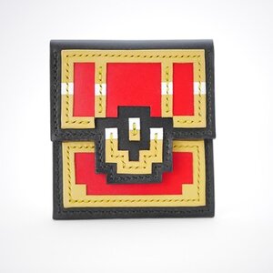 C Leather Designs Treasure Chest Coin Purse Red