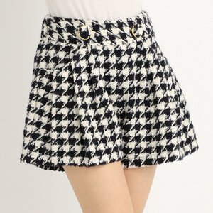LIZ LISA Houndstooth Culottes Navy