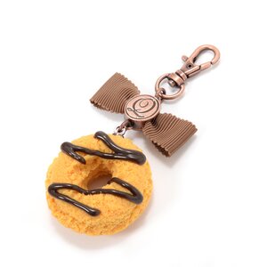 Marché du Q-pot. Plain Doughnut Bag Charm Beige