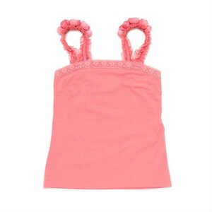 LIZ LISA Corsage 2-way Layering Top Deep Pink