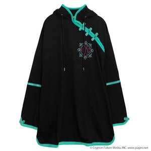 LISTEN FLAVOR Hatsune Miku China Hoodie Black
