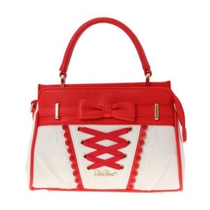 LIZ LISA String Lace Bag Red