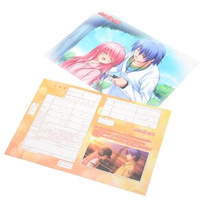 Key 20th Anniversary Angel Beats! Marriage Registration w/ Clear Poster Angel Beats!